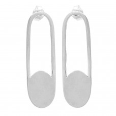 Silver designer dainty earring